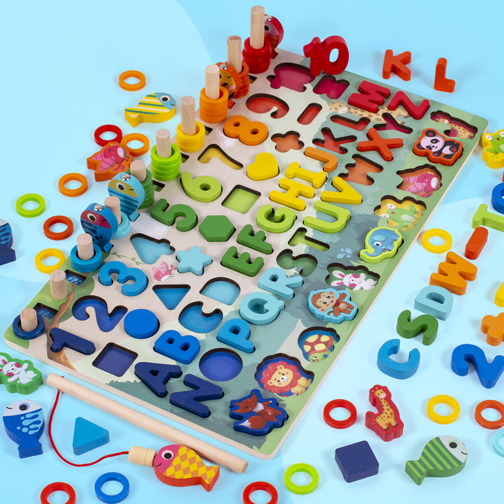 Children 3D Alphabet Number Puzzle Educational Toy