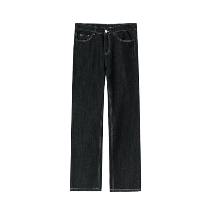 Men's Fashion Straight Loose-fitting And Versatile Jeans