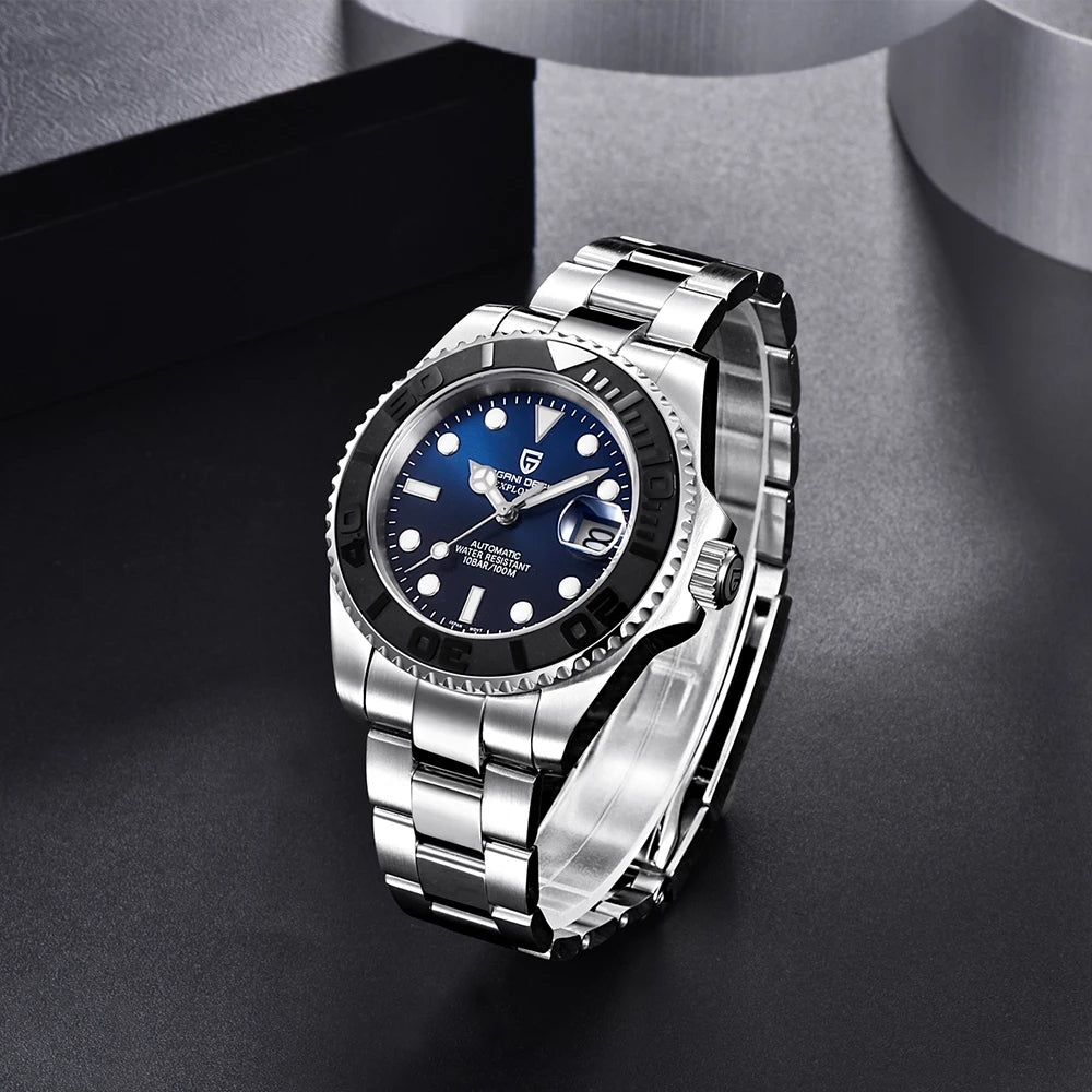 Men's Waterproof Stainless Steel Automatic Mechanical Watch