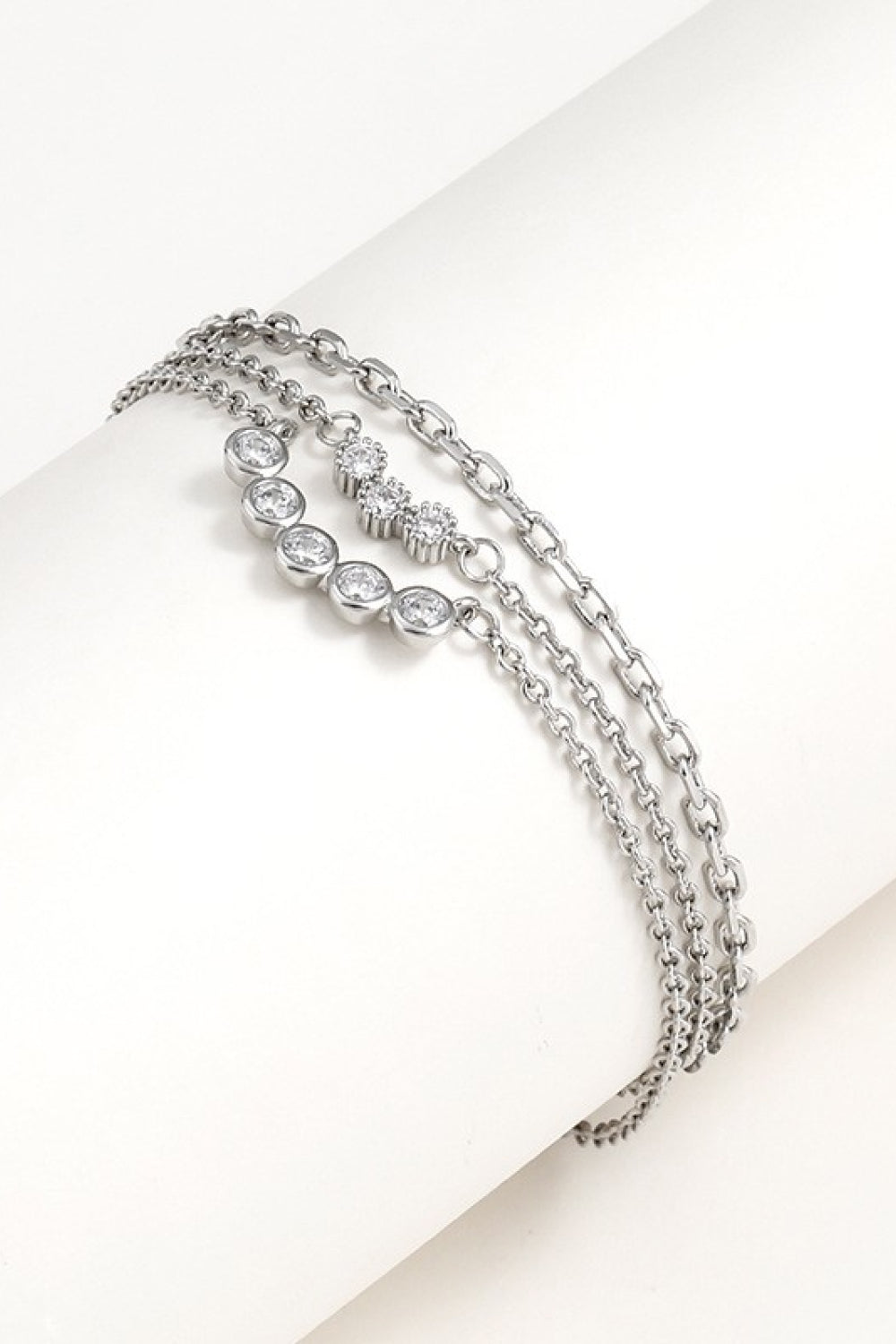 Zircon Layered Bracelet 