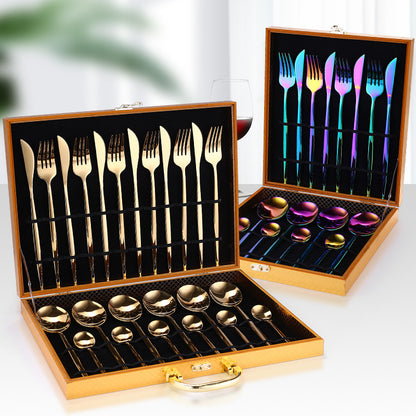 24pcs Luxury Cutlery Set