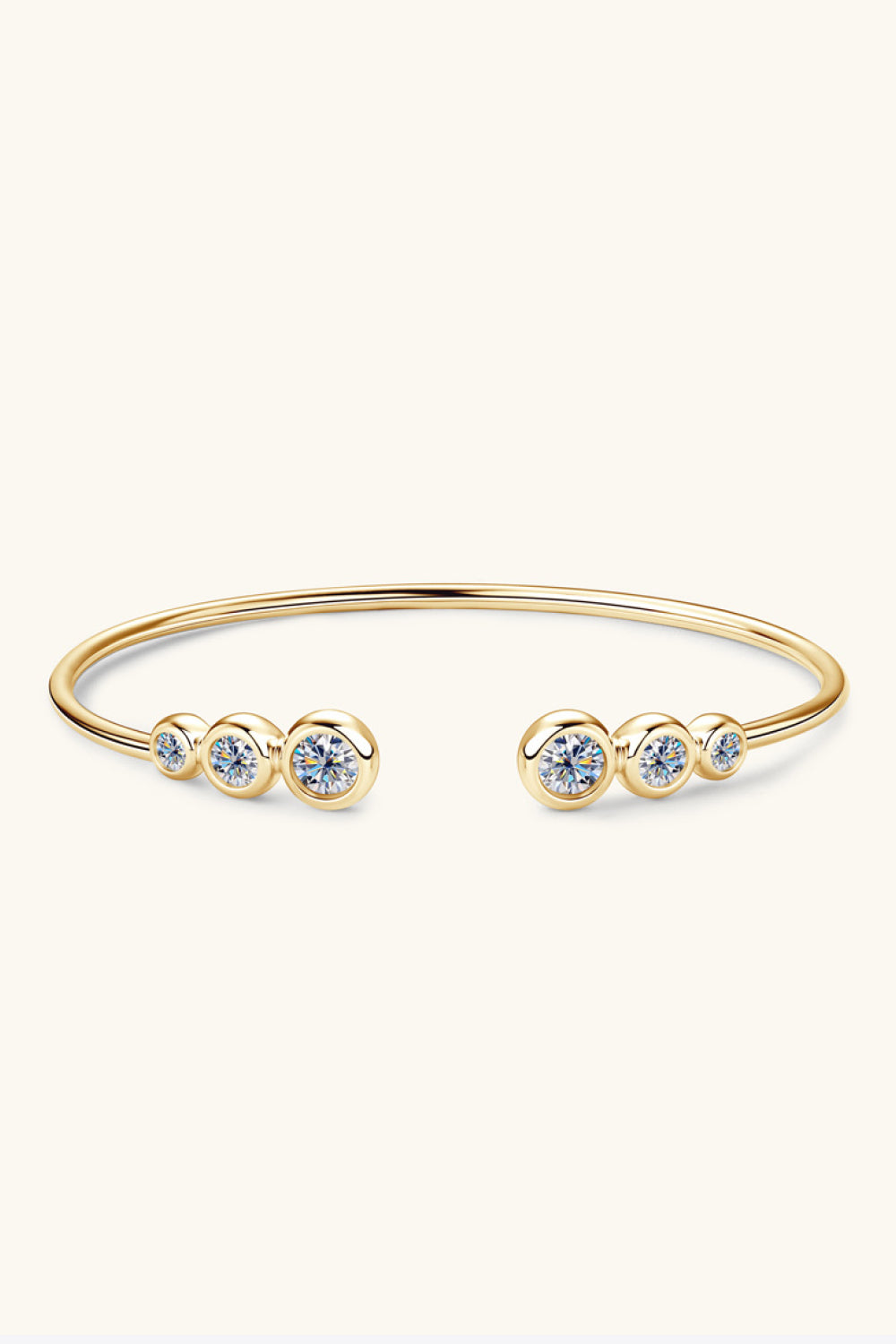 1.8 Carat Moissanite 925 Sterling Silver Bracelet 