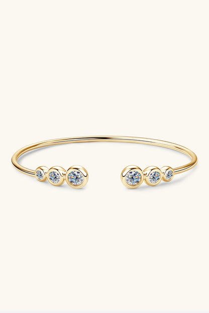 1.8 Carat Moissanite 925 Sterling Silver Bracelet 