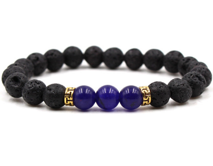 15 Colors Black Lava Stone Imperial Chakra Beads Essential Oil Diffuser Bracelet Balance Yoga Pulseira Feminina Buddha Jewelry