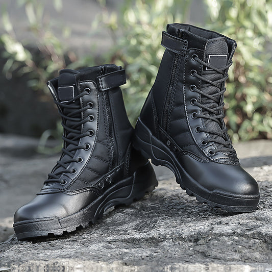 Desert combat boots, land combat boots, hiking shoes 