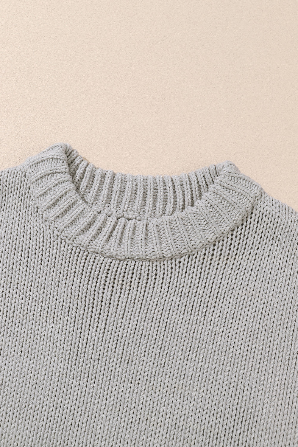 Round Neck Long Sleeve Sweater 