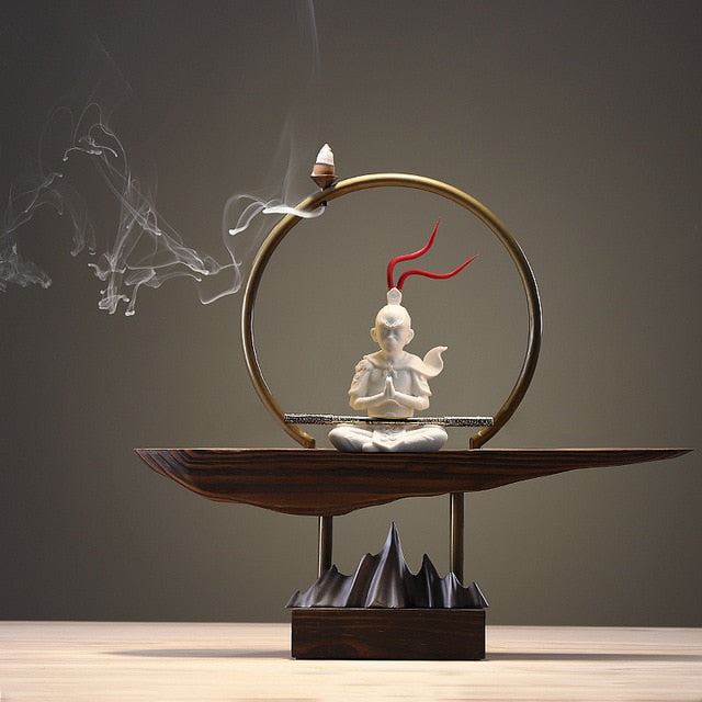 Creative inverted incense burner