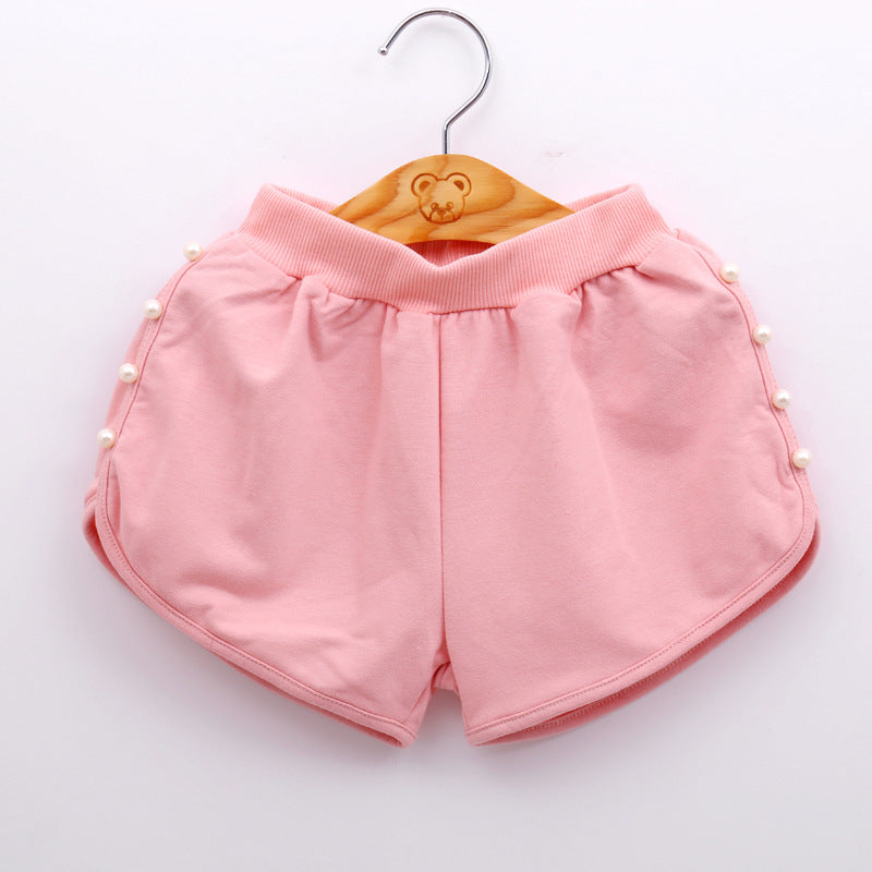 Children's suit Cute eyelashes Short sleeve two piece set