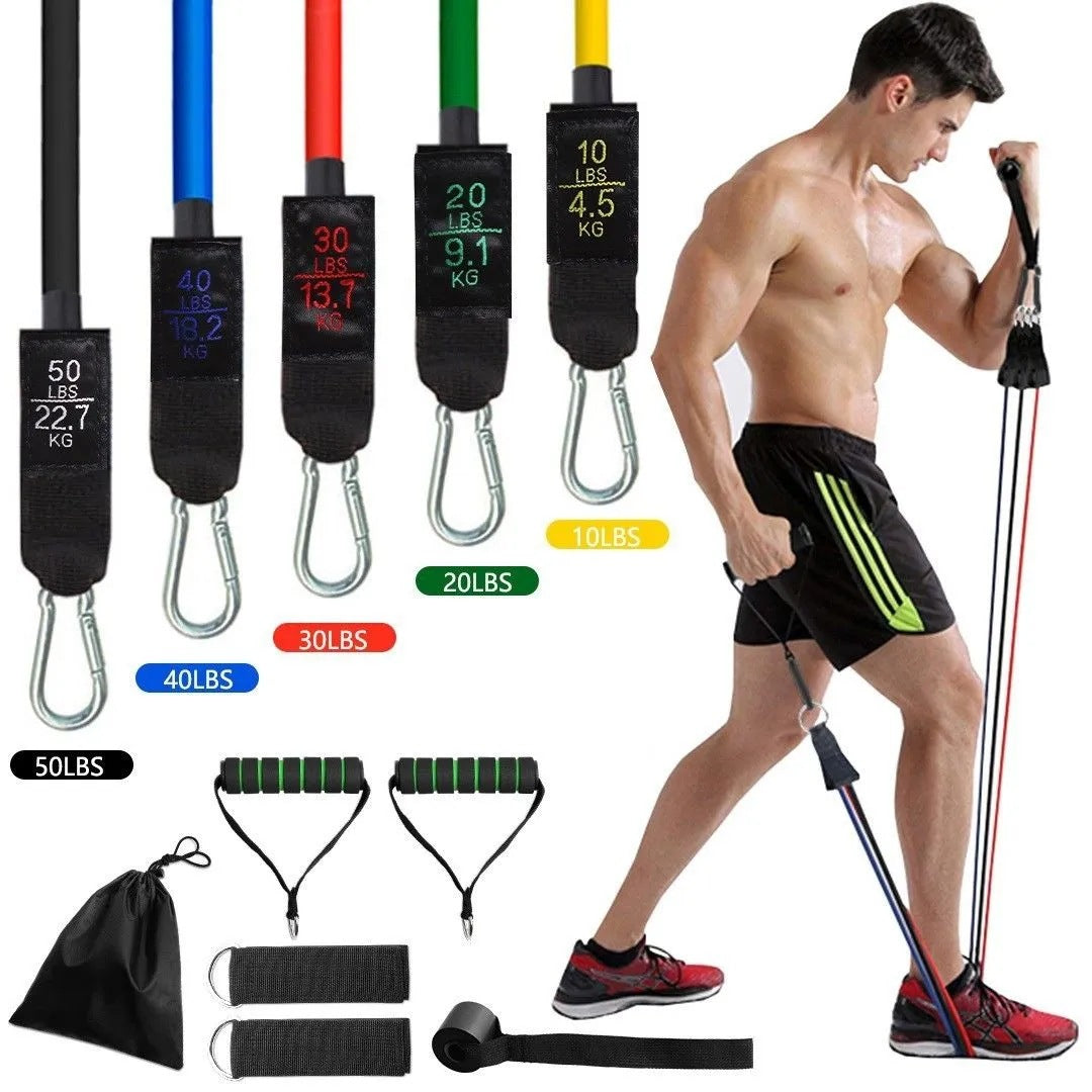 Hulugou Strength Training Puller 11 Piece Set 