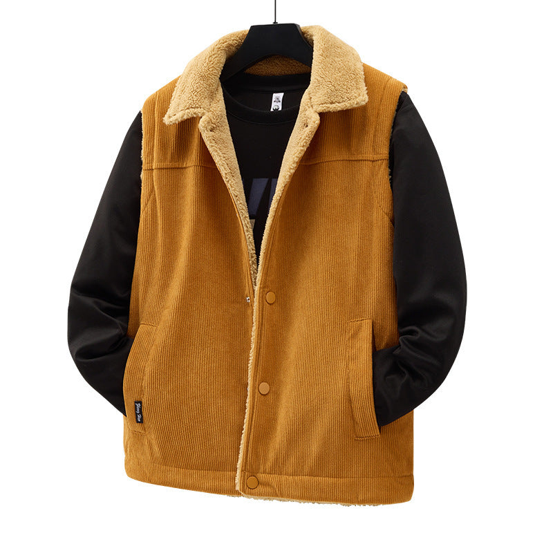 Men's Lamp Wick Cashmere Warm Jacket 