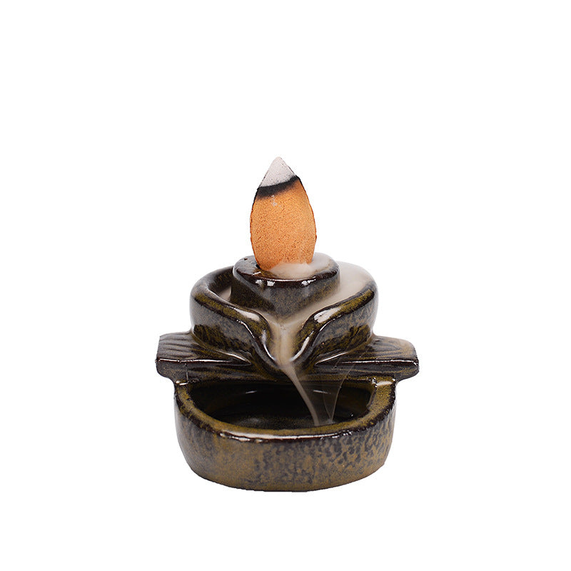 Small Incense Burner Watch Backflow Incense Burner Sandalwood