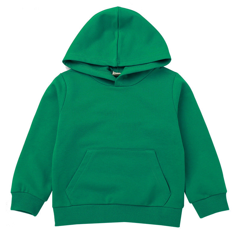 Long-sleeved hooded children's sweater