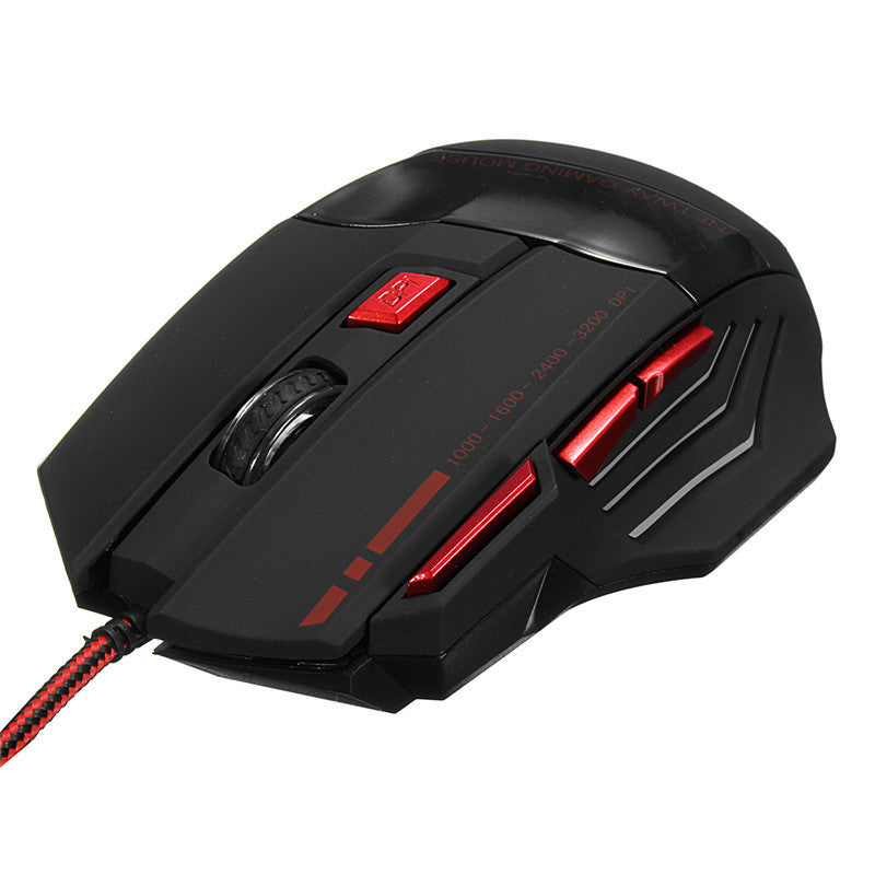 7 color wired gaming mouse