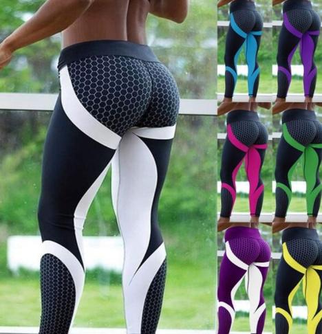 Yoga Fitness Leggings Women Pants Fitness Slim Tights Gym Running Sports Clothing 