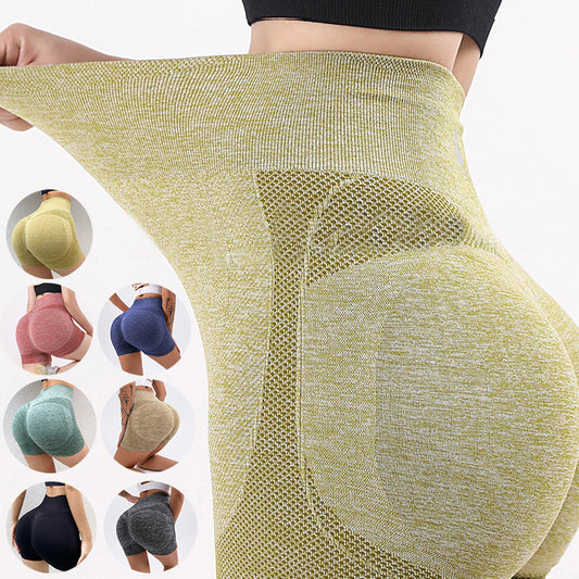 Fitness Yoga Shorts Pants Butt Lifting Seamless Leggings Women Gym 