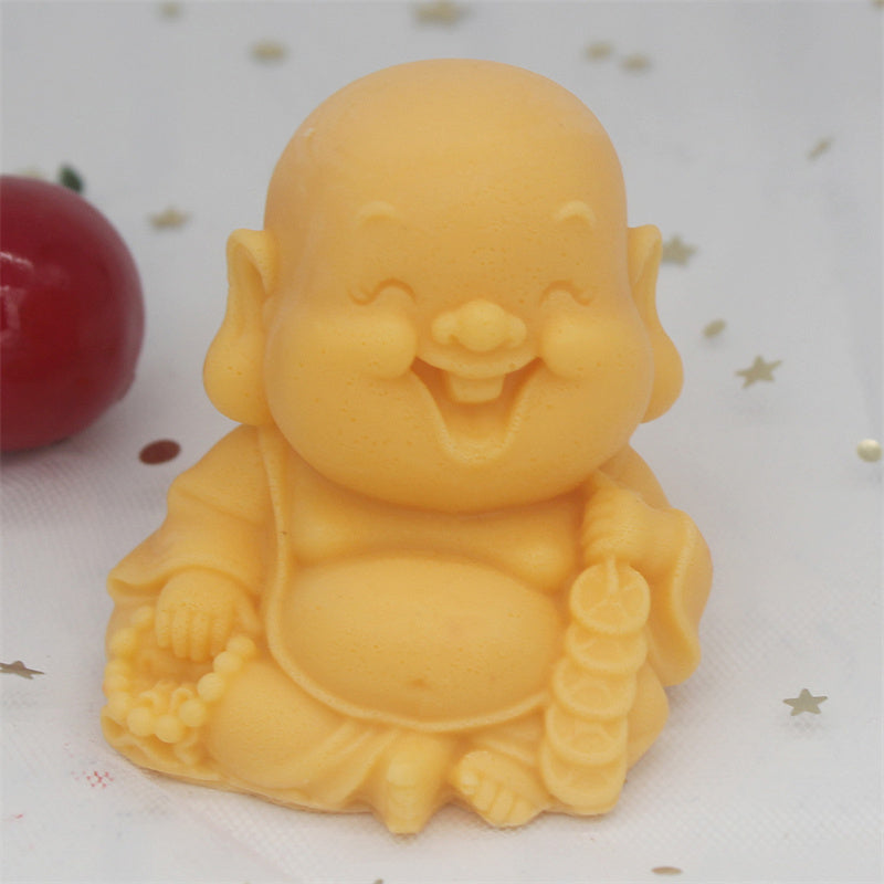 Handmade Three-dimensional Copper Coin Lucky Buddha Shape Silicone Mold