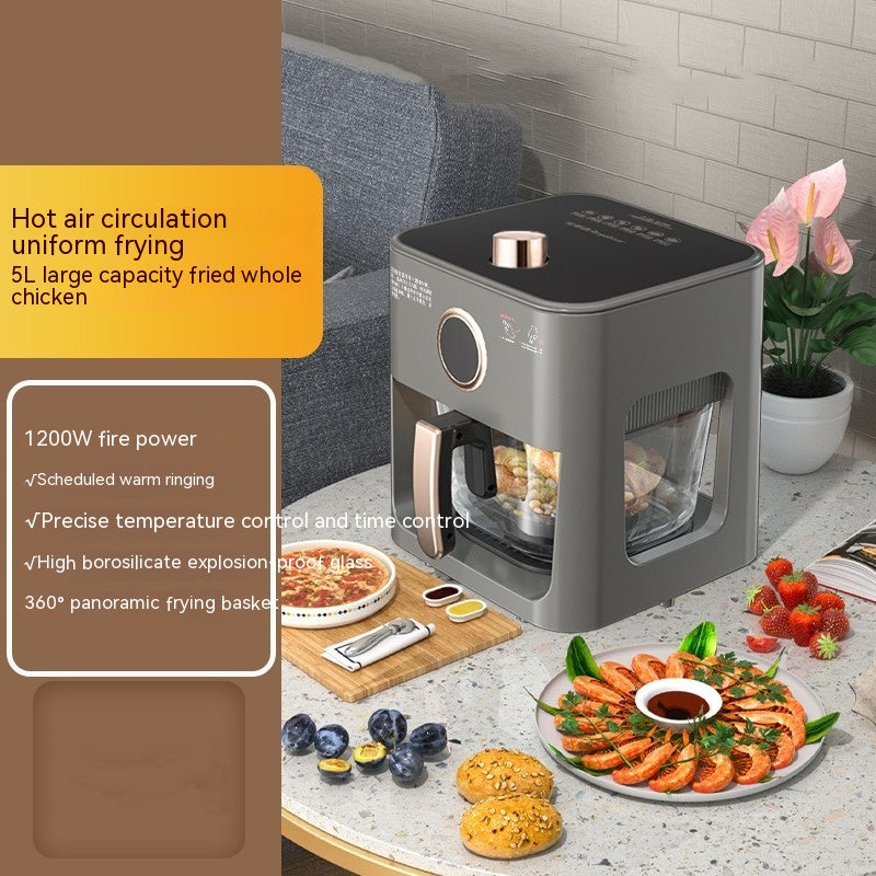 Full-automatic Large-capacity Visual Panoramic Air Fryer 