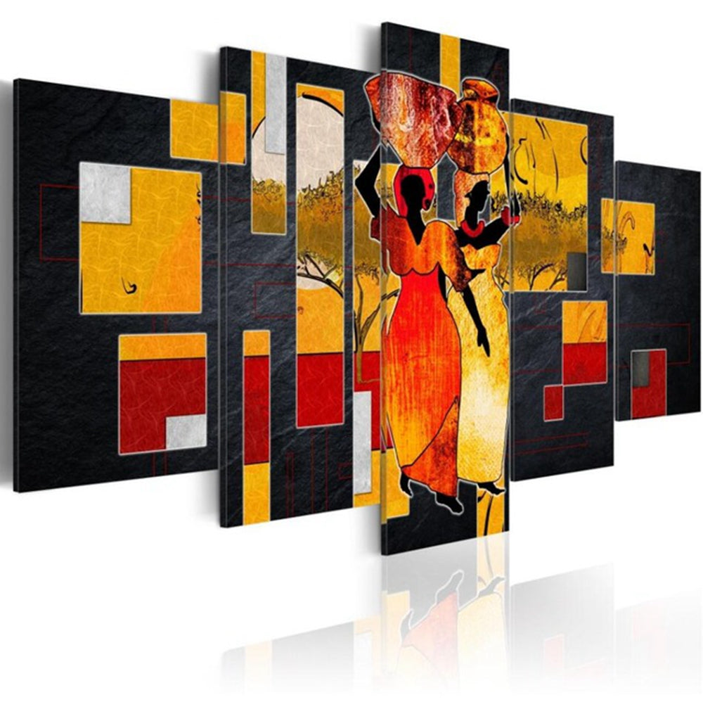 Five Consecutive Paintings High-definition Modern Home Decoration Canvas