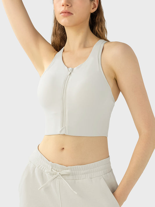 Wide Strap Sport Bra - Babbazon Sports Bra