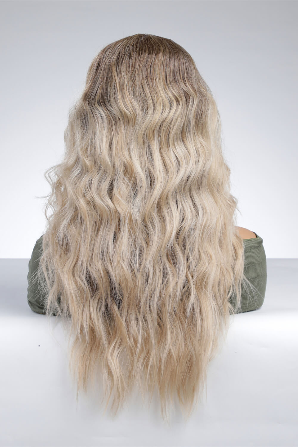 13*2" Lace Front Wigs Synthetic Long Wave 24'' 150% Density 