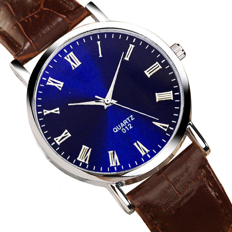 Men's Fashion Casual Simple Belt Quartz Watch