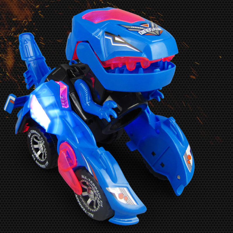 Transforming Dinosaur Led Robot Car