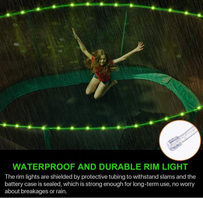 Trampoline Toy Outdoor Play At Night