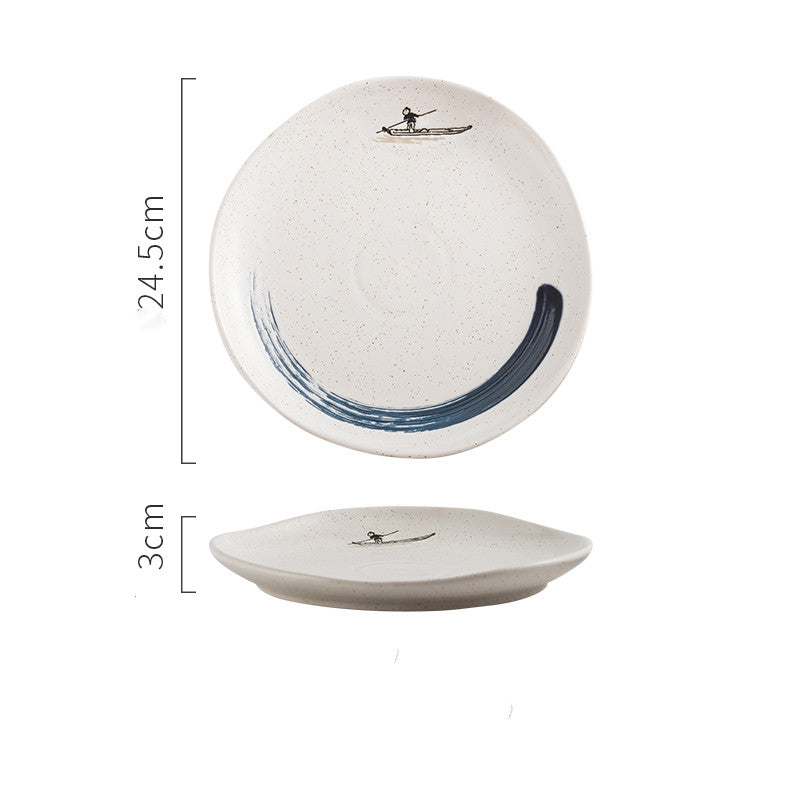 Irregular Ceramic Plates With Special-shaped Creative Discs