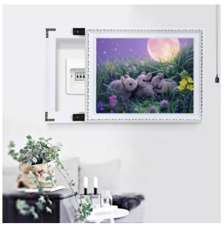 Diamond Mosaic 5D DIY Diamond Painting Cross Stitch Moon Rabbit Diamond Embroidery Classic Style