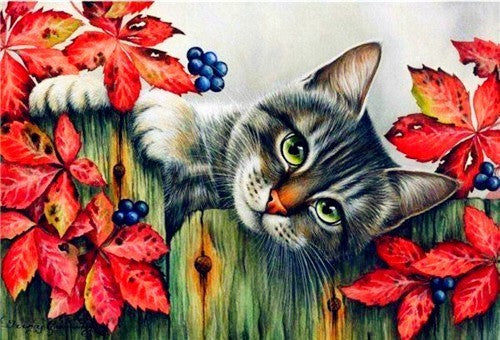 Cat Diamond Painting Animal Rhinestone Diamond Embroidery