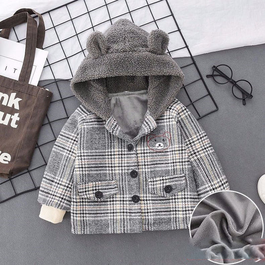 Fashion Simple Children's Thickened Cotton Jacket