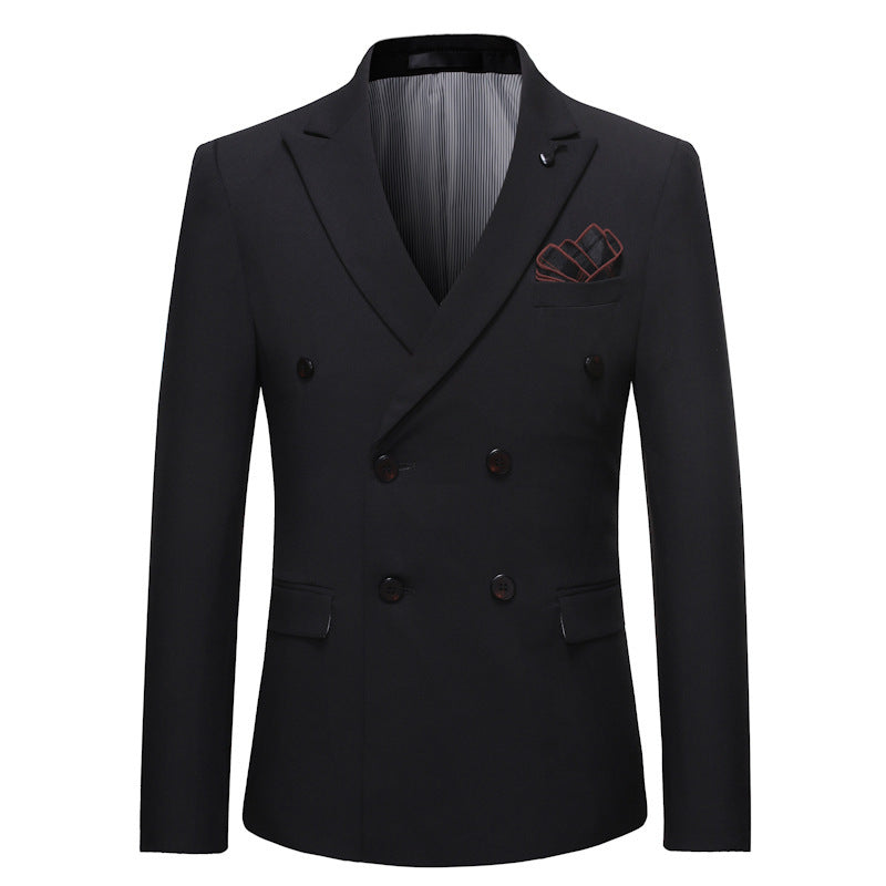 Men's Business Slim Professional Three-piece Men's Suit 