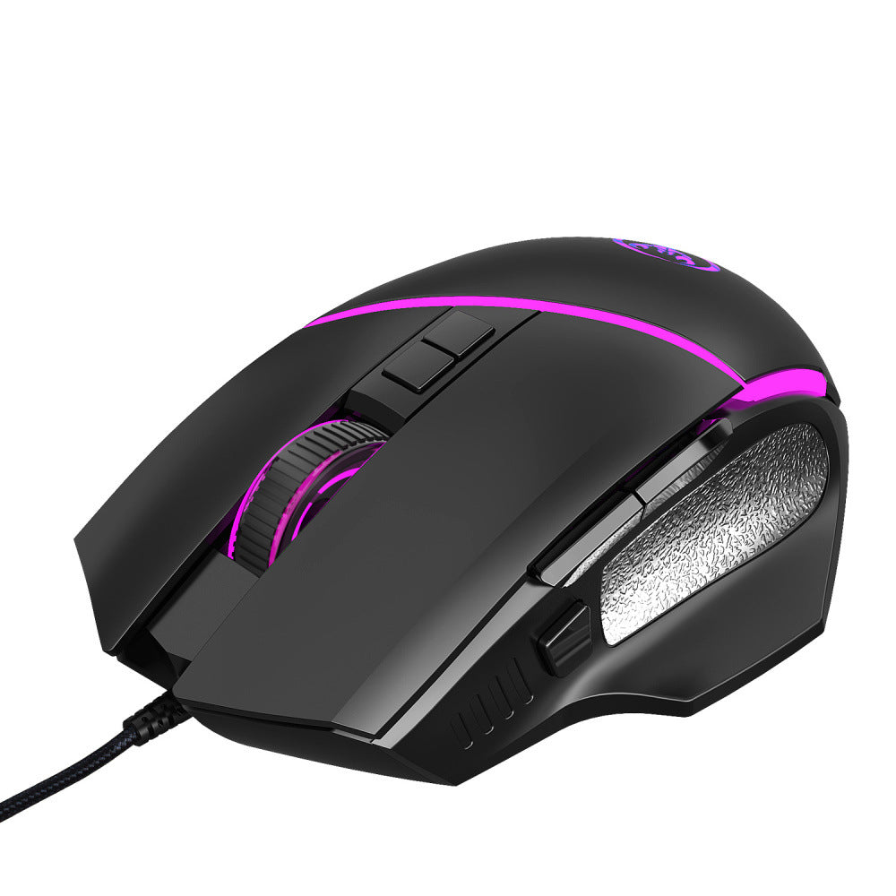 New wired 6400dpi adjustable lighting gaming mouse