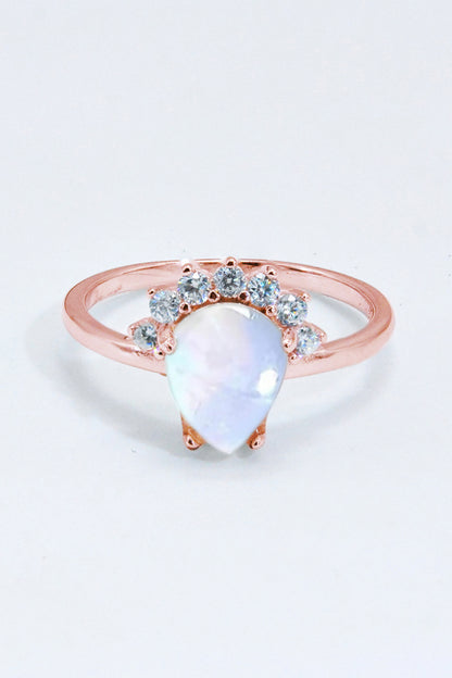 925 Sterling Silver Moonstone Ring 