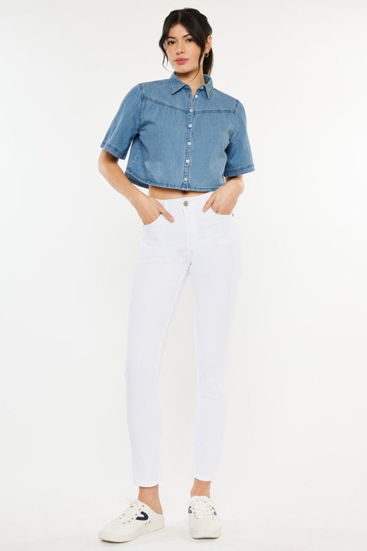 Kancan High Rise Ankle Skinny Jeans - Babbazon New Products