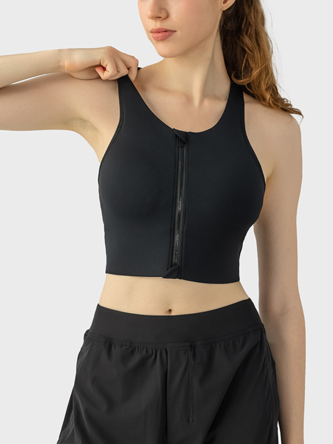 Wide Strap Sport Bra - Babbazon Sports Bra