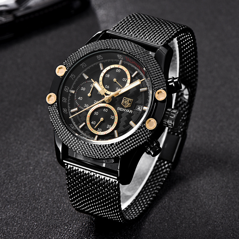 Men's Quartz Watch Multifunctional Casual Wrist