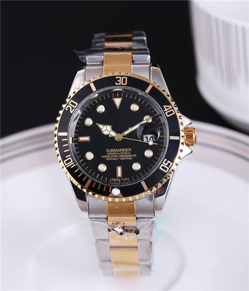 Steel strap fashion watch men's watch steel belt watch