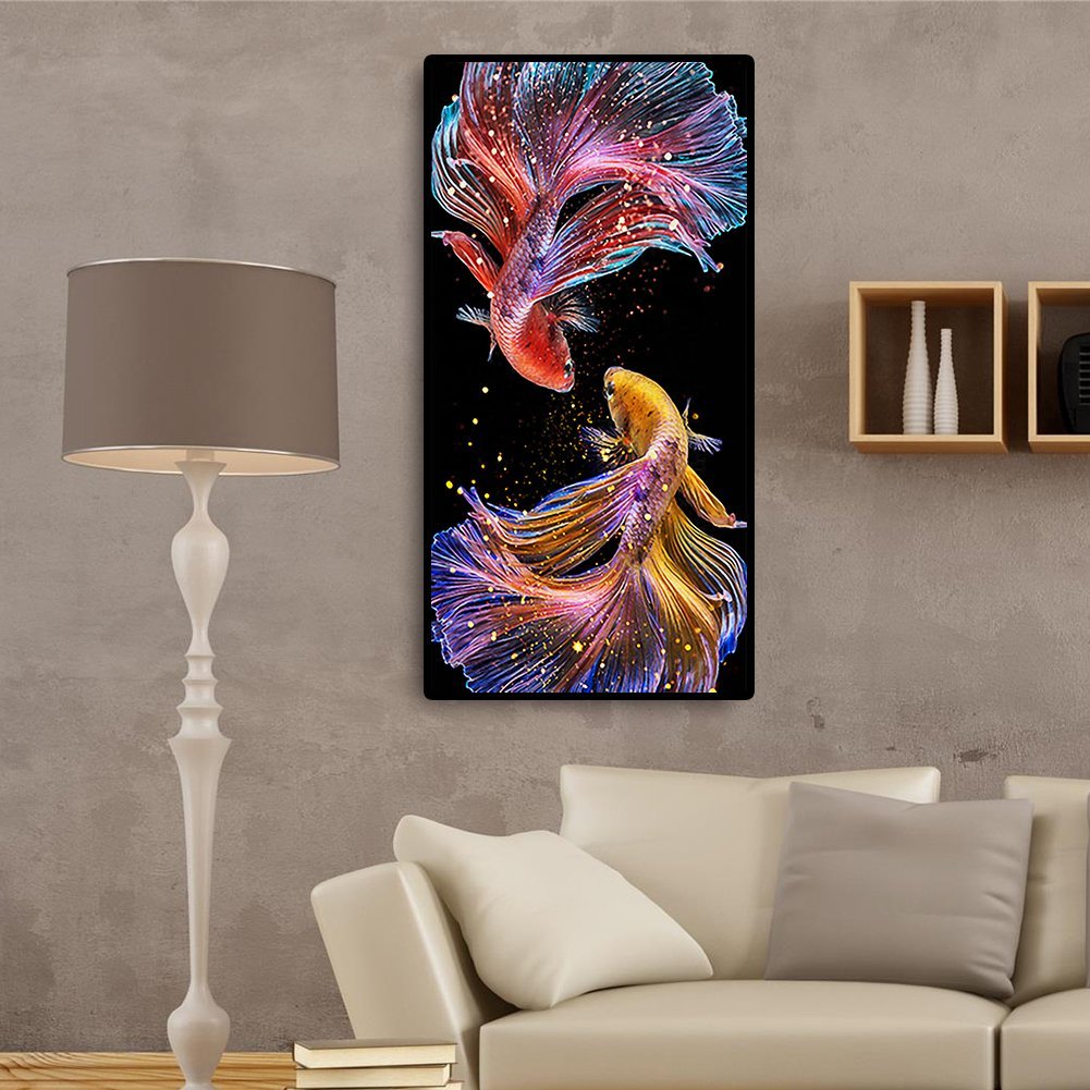 Colorful Fish Full Round Square Diamond Painting