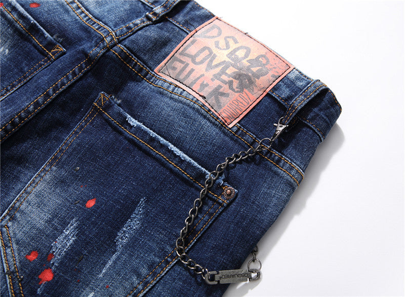 Maple Leaf Jeans with Badge