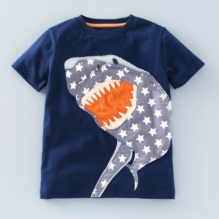 Pure cotton printed casual children's wear