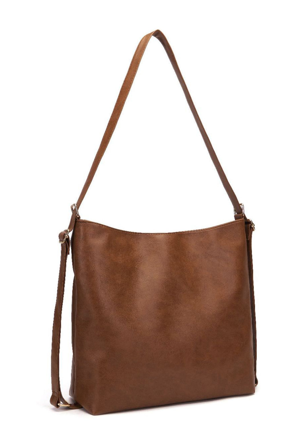 Large PU Leather Crossbody Bag 