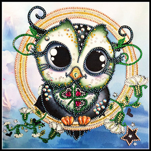 5D DIY diamond painting animal pattern shaped diamond cross stitch