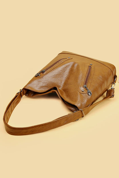 PU Leather Shoulder Bag 