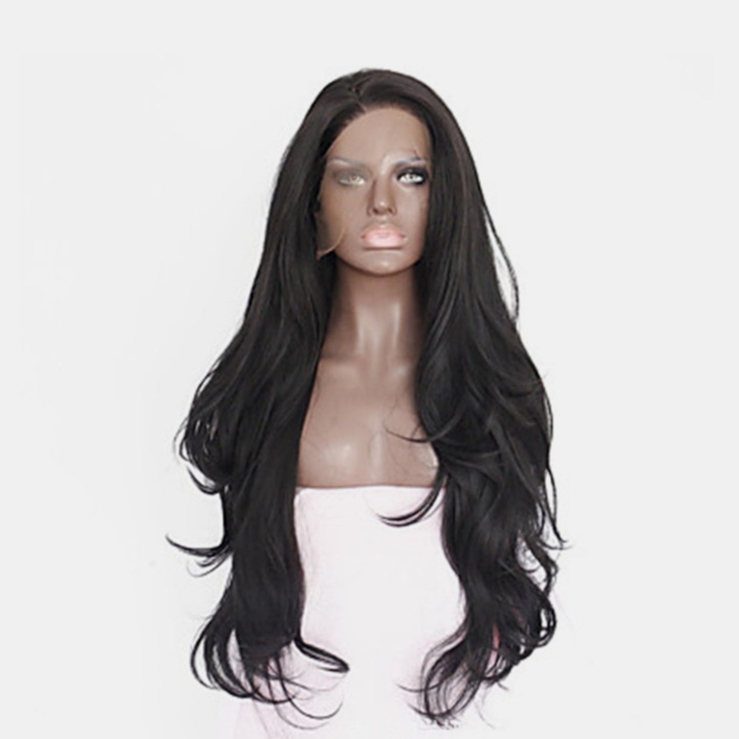 13*3" Lace Front Wigs Synthetic Long Wavy 24" 130% Density 