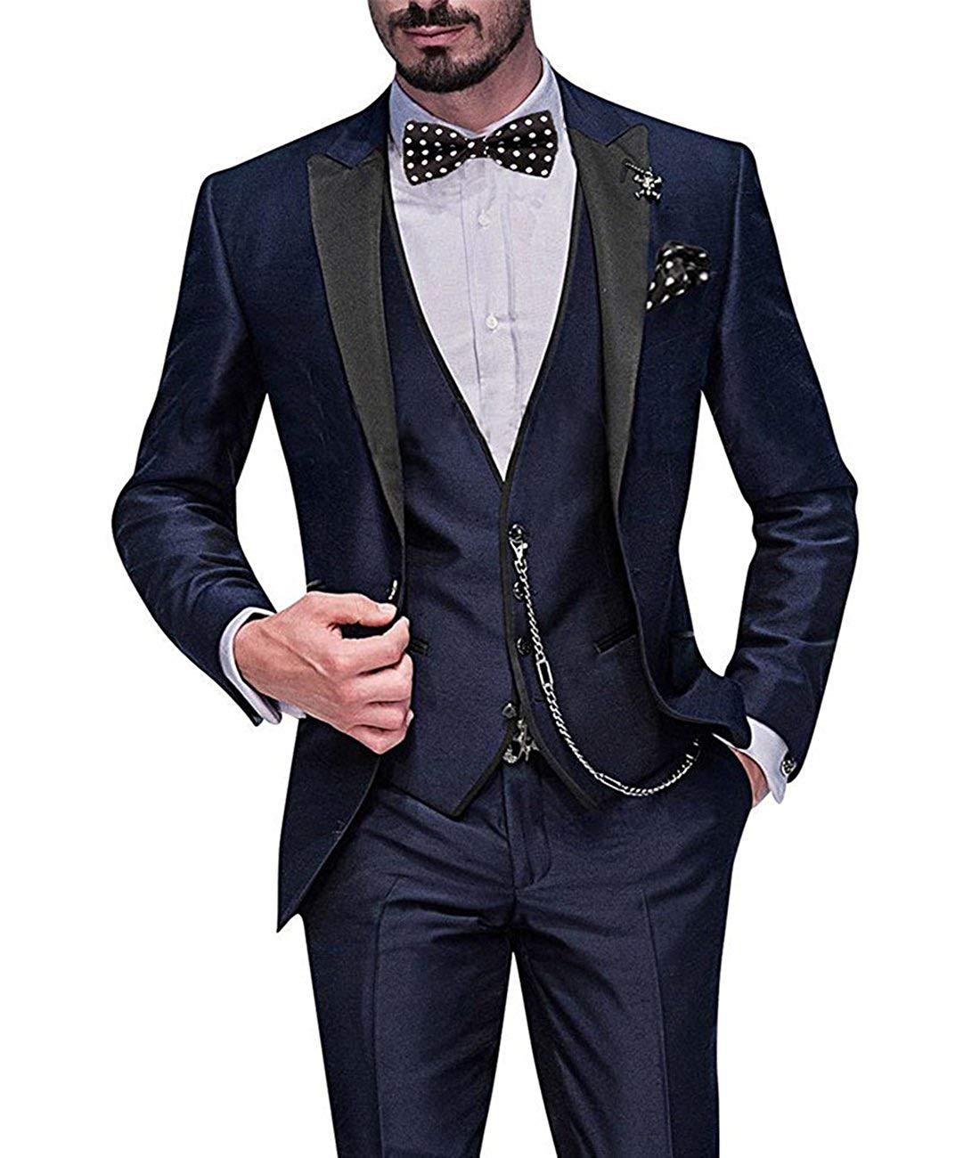 Men's Three-piece Suit Bridegroom Best Man Wedding Suit Men 