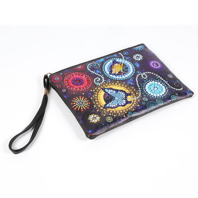 DIY Diamond Painting Women's Zipper Wrist Wallet