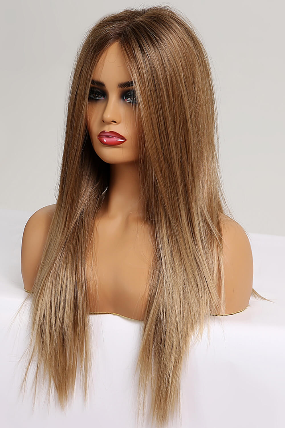 13*2" Lace Front Wigs Synthetic Long Straight 26'' 150% Density 