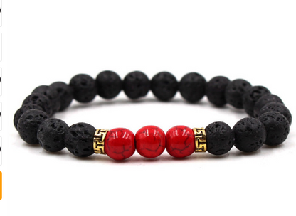 15 Colors Black Lava Stone Imperial Chakra Beads Essential Oil Diffuser Bracelet Balance Yoga Pulseira Feminina Buddha Jewelry