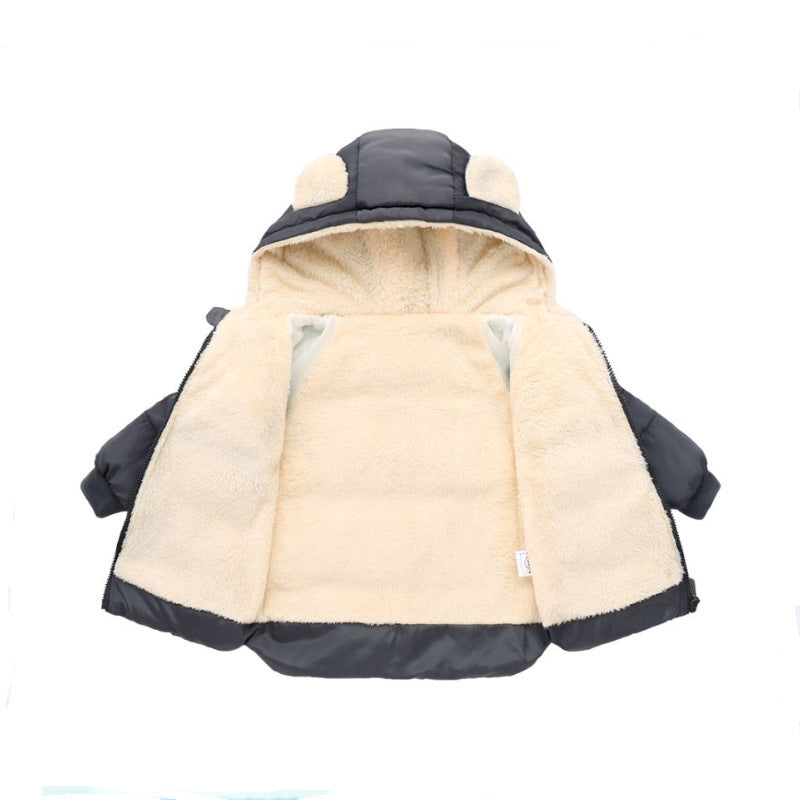 Fashion Children's Thick Hooded Winter Padded Jacket